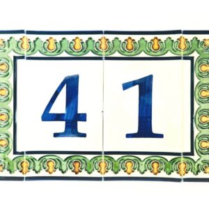Numeros de porta em azulejos portugueses