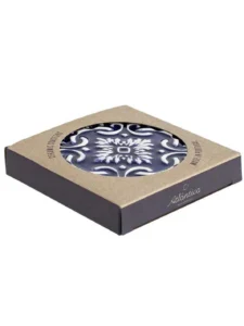 base copo quadrada ceramica