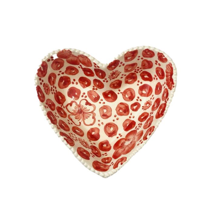 3.1.4 coração cerâmica flor vermelha 1