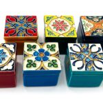 Caixas Tampa Azulejos Pequena em Cerâmica | Portugal Care