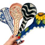 pousa colher padrões portugueses pintado á mão