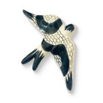 andorinha cerâmica pintada á mão padrão calçada portuguesa