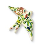 andorinha cerâmica pintada á mão padrão português