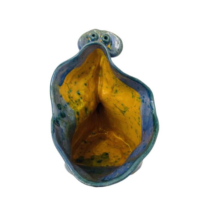 peixes em barro feito á mão peças unicas