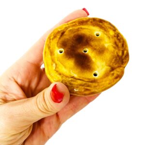 pastel de nata em cerâmica sal e pimenta
