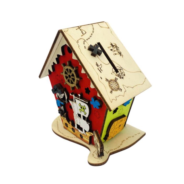 casinhas mealheiro madeira pirata lado