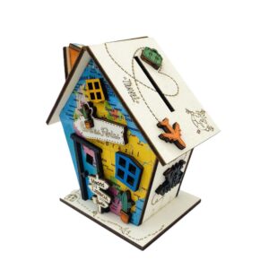 casinha mealheiro madeira Mapa Viagem