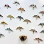 andorinhas em ceramica