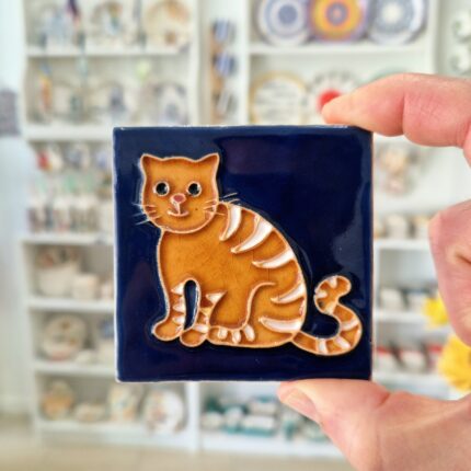 Azulejo de Gato em Alto Relevo - Portugal Care