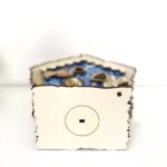 casinha mealheiro madeira base