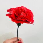 flor de ceramica cravo