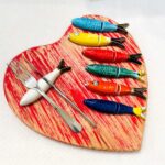 sardinha em ceramica pousa talher