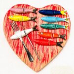 sardinha em ceramica pousa talheres