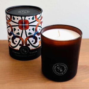 vela castelbel fragrancia santal tonka