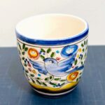 copo para chá com padrão de coimbra