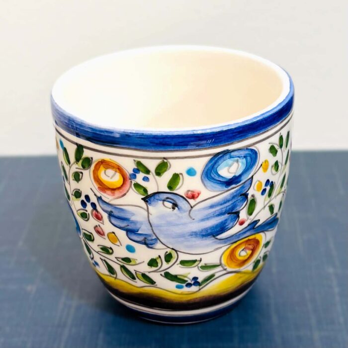 copo para chá com padrão de coimbra