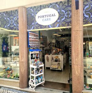 fachada da loja de artesanato portugal care em aveiro
