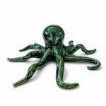polvo em ceramica artesanal verde